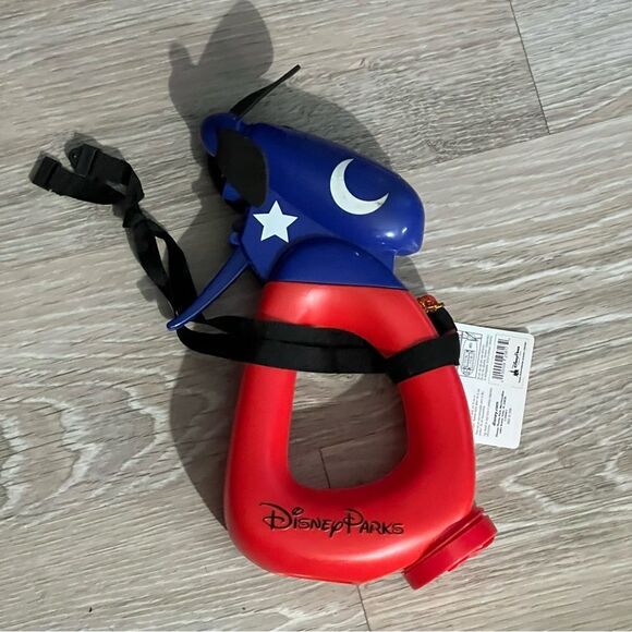 DISNEY PARKS SORCERER Red White Blue SPRAY COOLING FAN NEW WITH TAGS - Picture 6 of 7